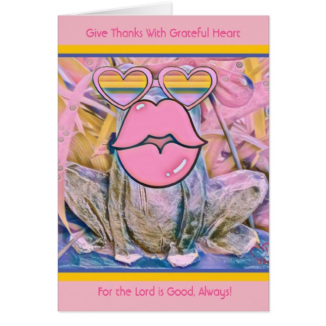 LOVE IS -JEREMIAH FROG -CHRISTIAN GREETING (Front)