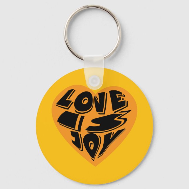 Love is Joy Key Ring (Front)