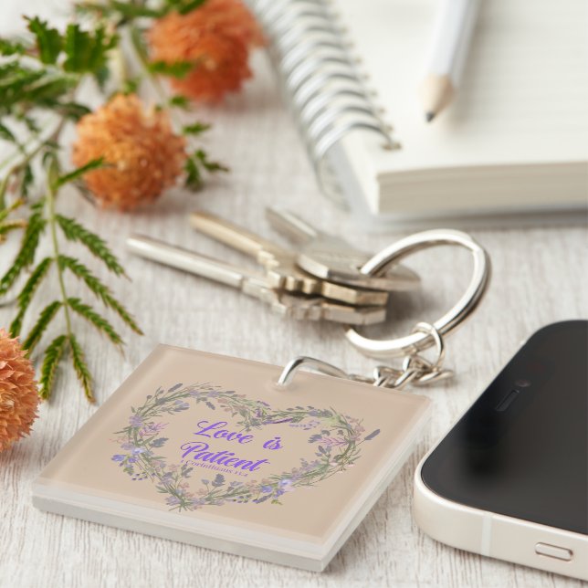 Love is.... key ring (Front Right)