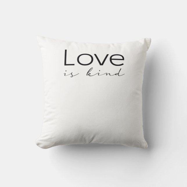 Love Is Kind Christian Scripture Love Is Patient I Cushion (Front)