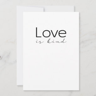 Love Is Kind Christian Scripture Love Is Patient I Holiday Card