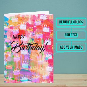 Love is Like the Last Piece of Cake Birthday Card