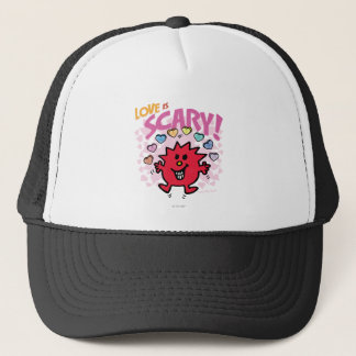 Love Is Little Miss Scary Trucker Hat