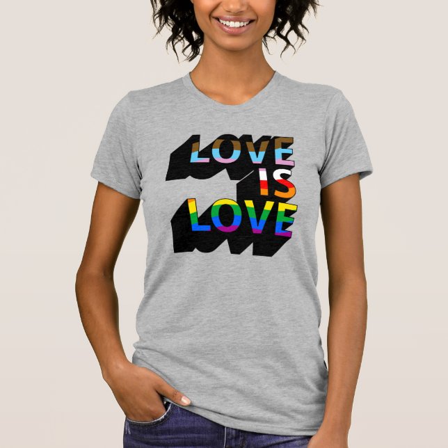 Love is Love 3D T-Shirt (Front)