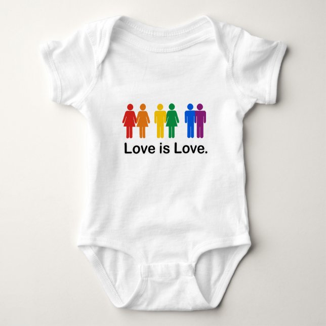 Love is Love. Baby Bodysuit (Front)
