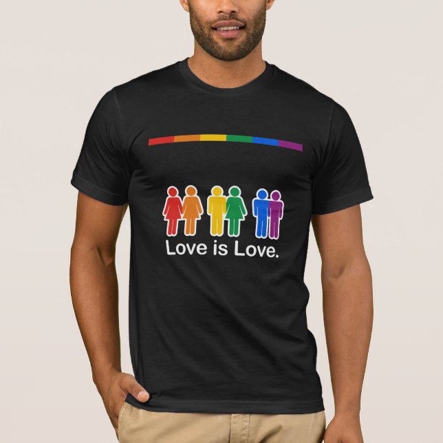 LOVE IS LOVE BASIC T-Shirt (Front)