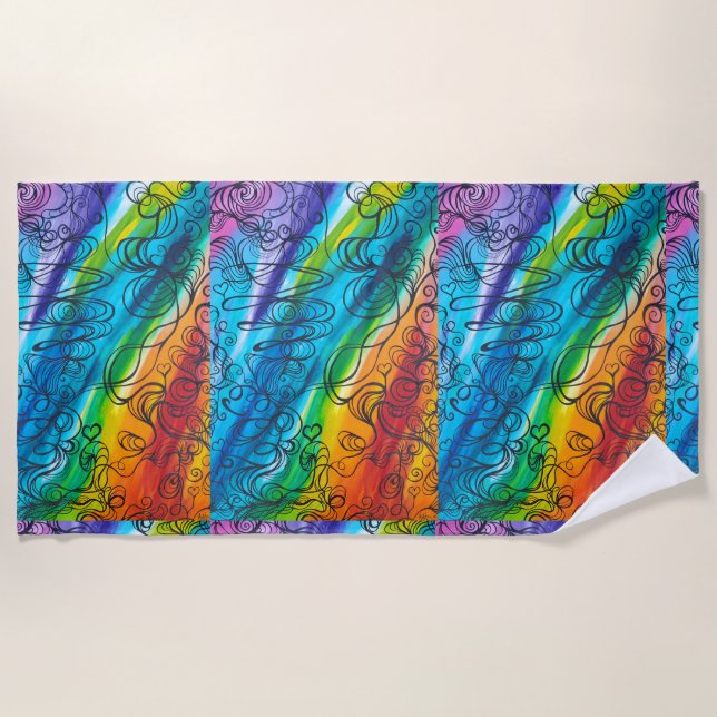Love is Love  Beach Towel (Front)