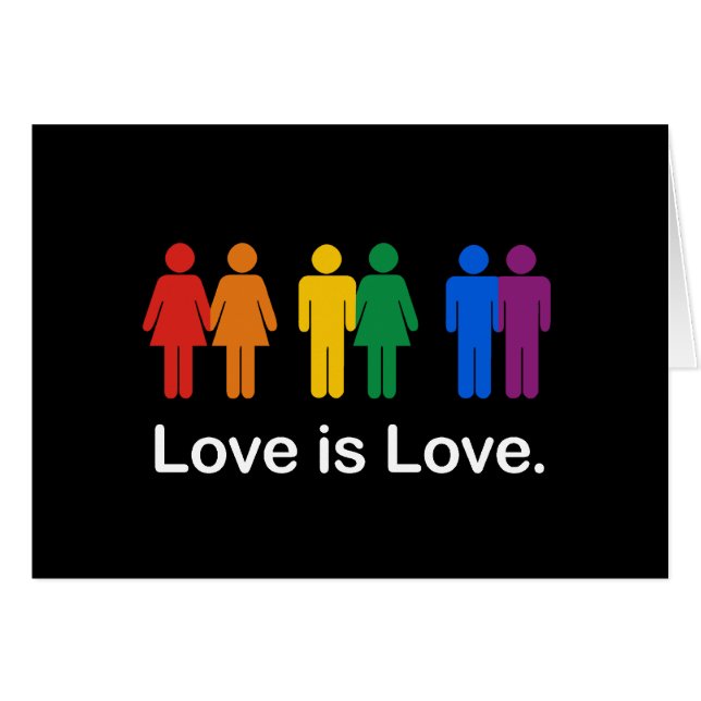 LOVE IS LOVE BLACK (Front Horizontal)