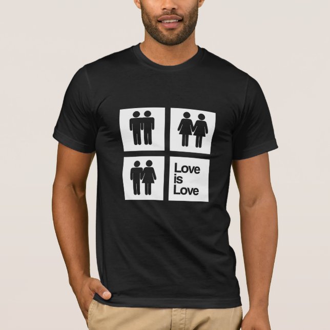 Love is Love Blocks T-Shirt (Front)