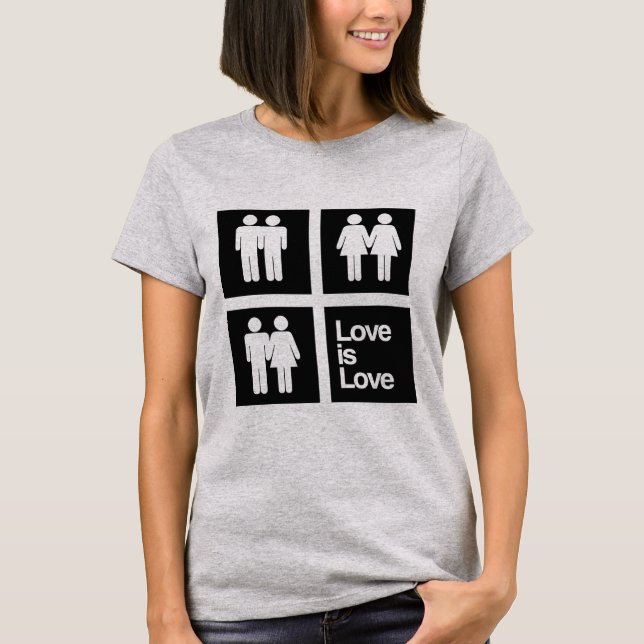 Love is Love Blocks T-Shirt (Front)
