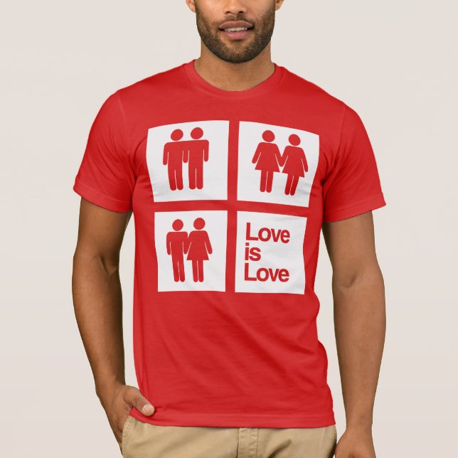 Love is Love Blocks T-Shirt (Front)