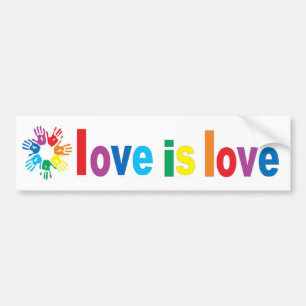 Love Is Love Bumper Sticker