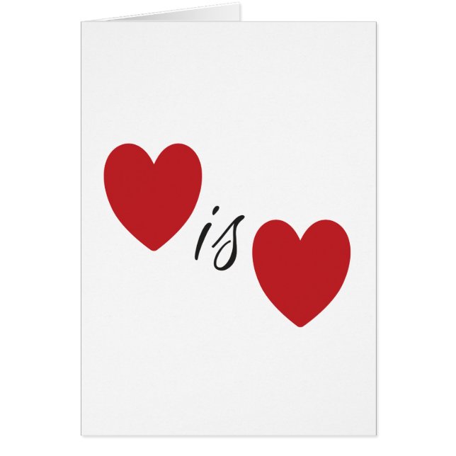 Love is Love Card (Front)