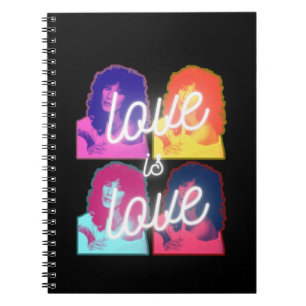 Love is love Cher LGBTQ Pride Month Notebook
