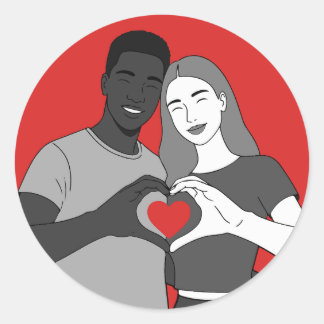 Love is Love Classic Round Sticker