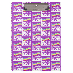 Love is love clipboard