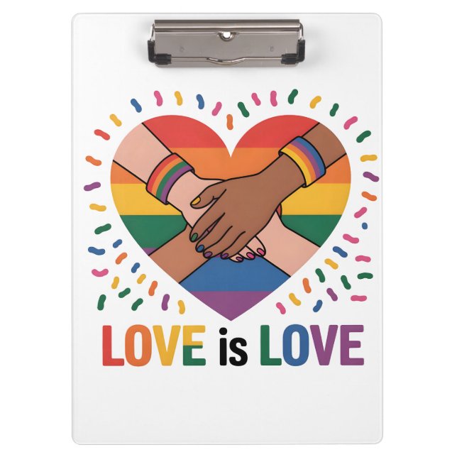 Love is love clipboard (Front)