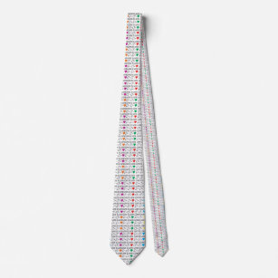 LOVE is LOVE equality quote in rainbow colors Tie