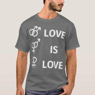 Love Is Love  Gay & Lesbian LGBT Marriage Equality T-Shirt
