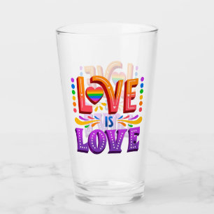 Love is Love Glass