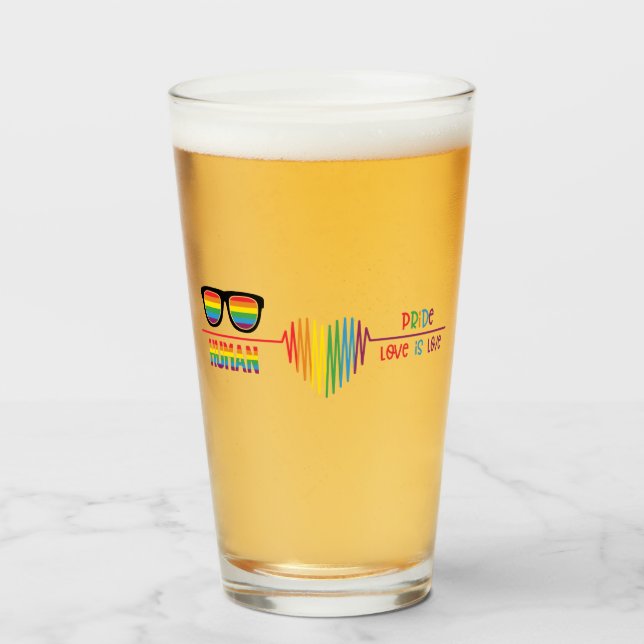 Love Is Love Glass (Front Filled)