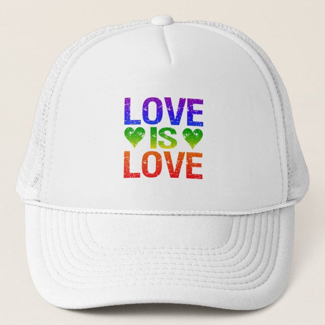 Love Is Love hat - choose colour (Front)