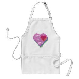 Love is Love Heart Apron