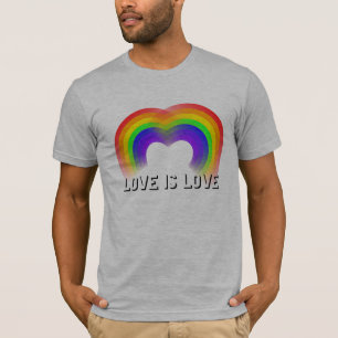 Love Is Love Heart Of Rainbows Gay Pride T-Shirt