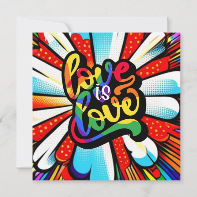 Love is Love Holiday Card (Front)