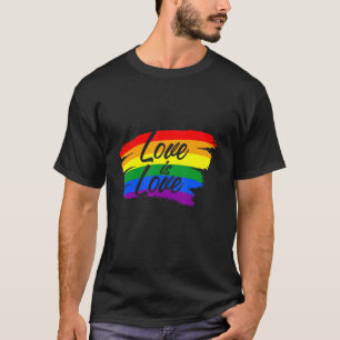 Love Is Love Homosexual Bisexual Awareness LGBTQ T T-Shirt