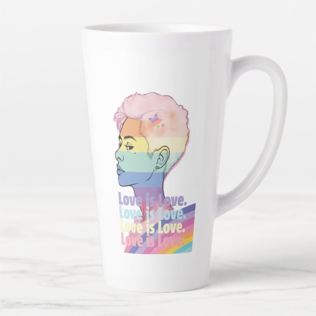 Love is Love Latte Mug (Right)