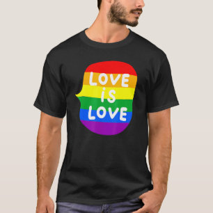 Love is Love LGBT LGBTQ Gay CSD 1 T-Shirt