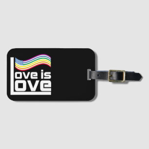 Love is love luggage tag