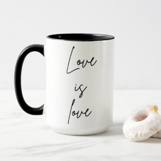 Love is love mug