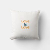 Love is love orange blue colourful pride LGBTQ gay
