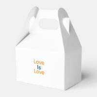 Love is love orange blue colourful pride LGBTQ gay