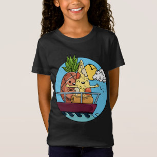 Love Is Love Pineapple Pizza Forbidden Valentines  T-Shirt