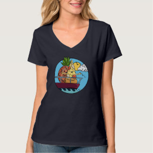 Love Is Love Pineapple Pizza Forbidden Valentines T-Shirt