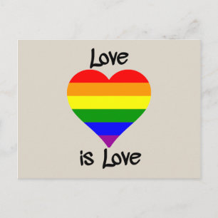 Love Is Love Postcard