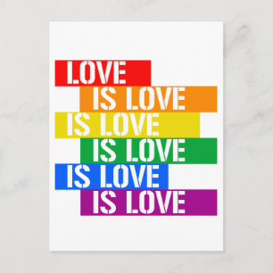 Love is Love Postcard