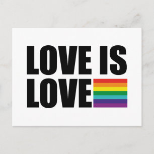 Love is Love Postcard