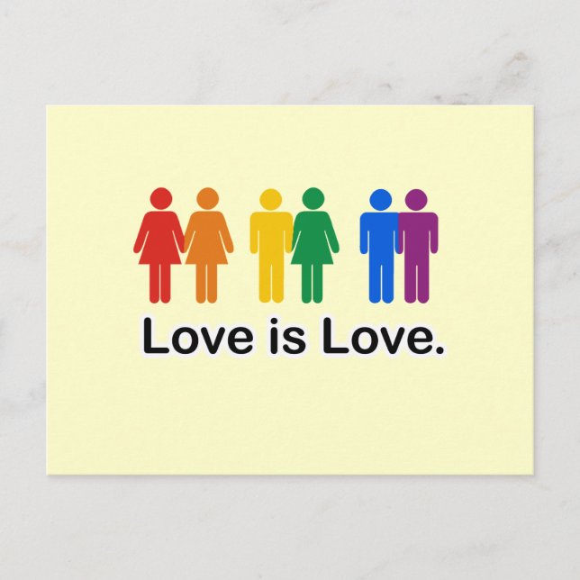 Love is Love Postcard (Front)