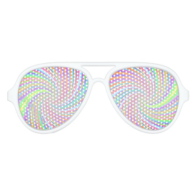 Love Is Love Pride Aviator Sunglasses (Front)