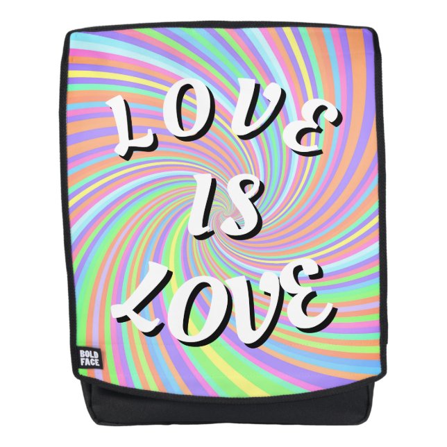 Love Is Love Pride Backpack (Front)