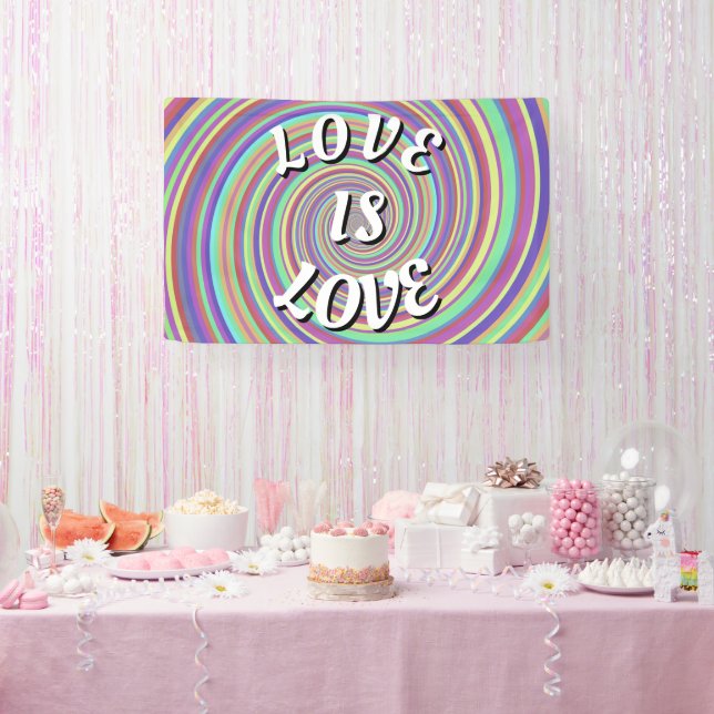 Love Is Love Pride Banner (Party)
