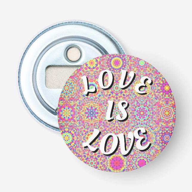 Love Is Love Pride  Bottle Opener (Front)
