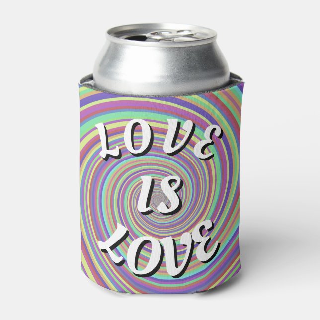 Love Is Love Pride  Can Cooler (Can Front)