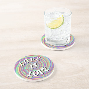 Love Is Love Pride Coaster