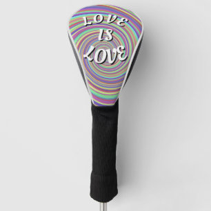 Love Is Love Pride Golf Head Cover