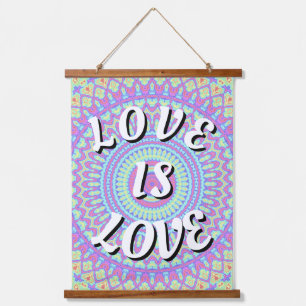 Love Is Love Pride Hanging Tapestry